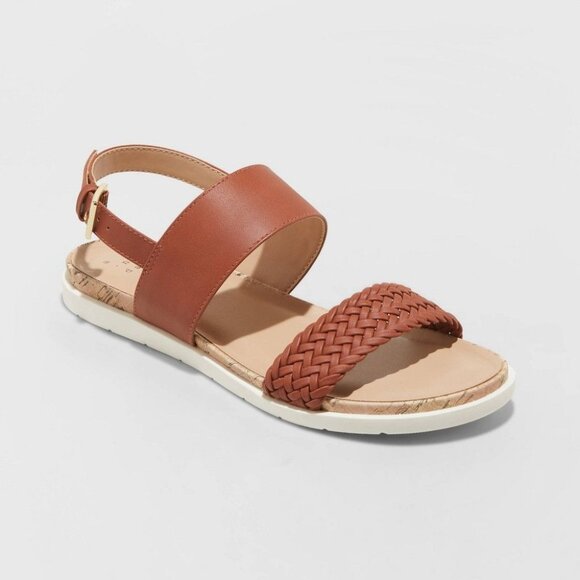 Women's Malia Two Strap Ankle Sandals Size 9.5 - Picture 1 of 1